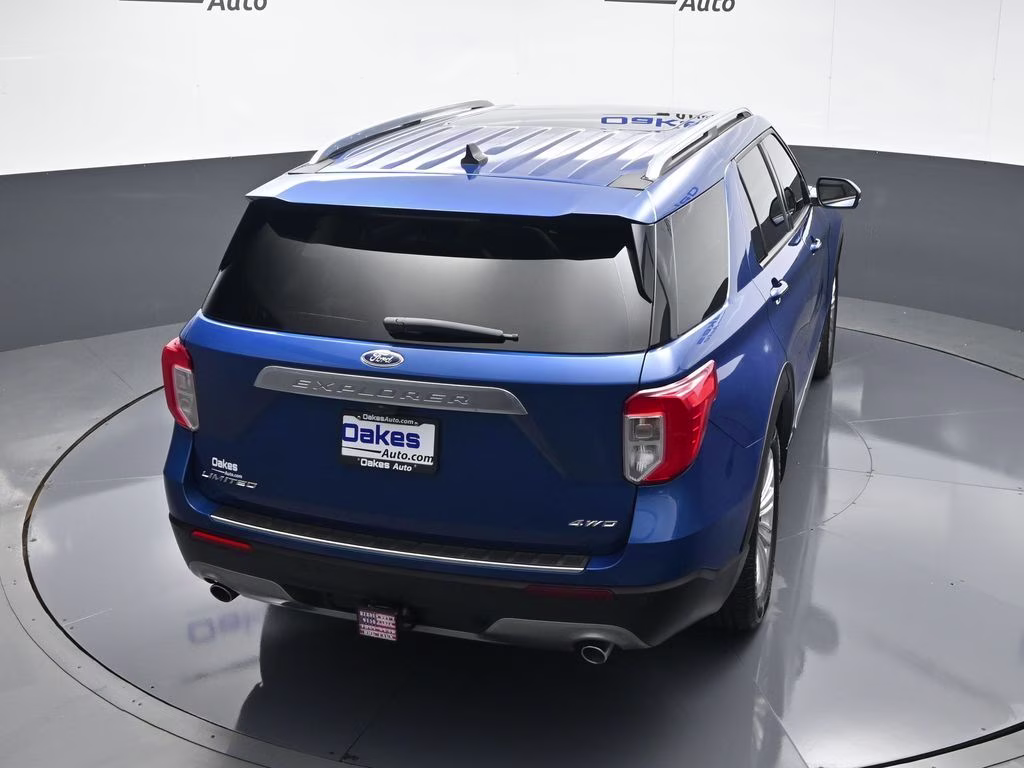 2021 Blue Metallic Ford Explorer Limited 4X4 SUV