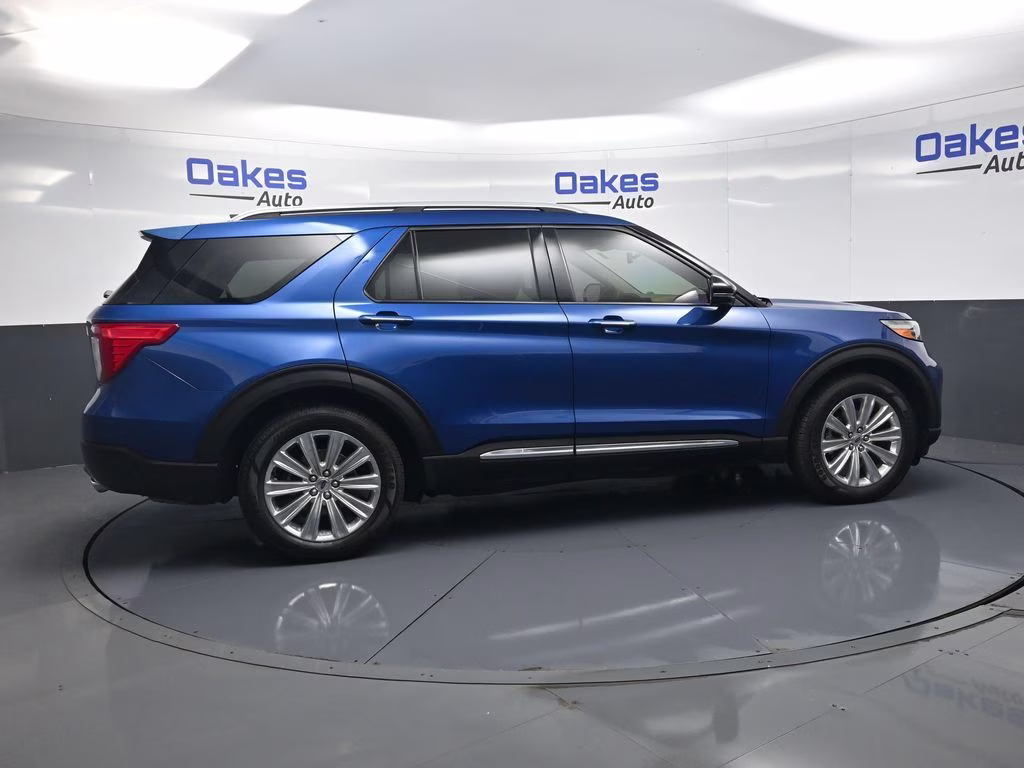 2021 Blue Metallic Ford Explorer Limited 4X4 SUV