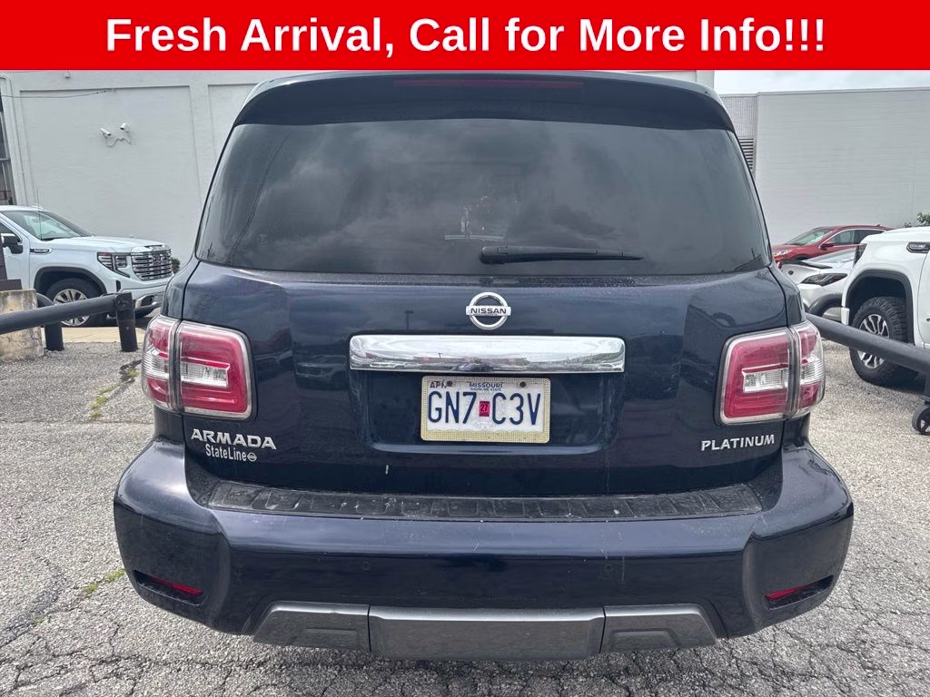 2019 Hermosa Blue Pearl Nissan Armada Platinum 4X4 SUV