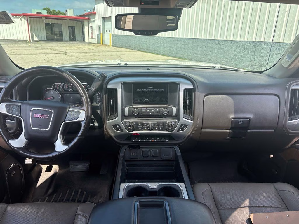 2015 White Diamond Tricoat GMC Sierra 1500 SLT 4X4 Truck