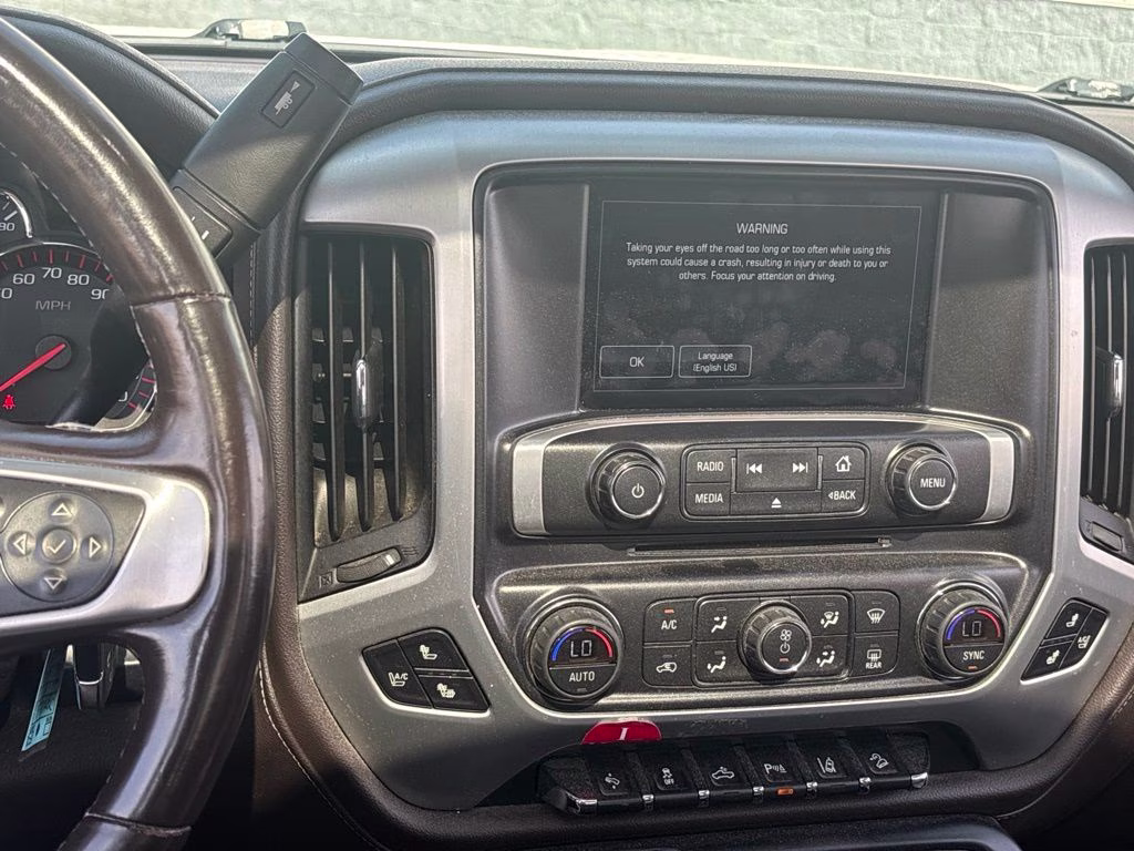 2015 White Diamond Tricoat GMC Sierra 1500 SLT 4X4 Truck