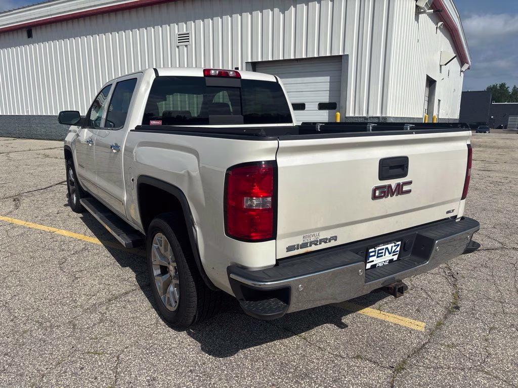 2015 White Diamond Tricoat GMC Sierra 1500 SLT 4X4 Truck