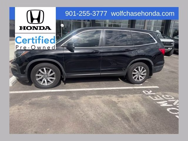 2019 Crystal Black Pearl Honda Pilot EX-L FWD SUV