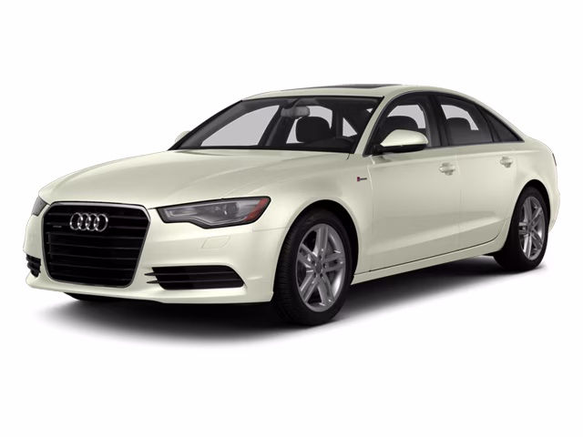 2013 Glacier White Audi A6 3.0T Prestige AWD Sedan