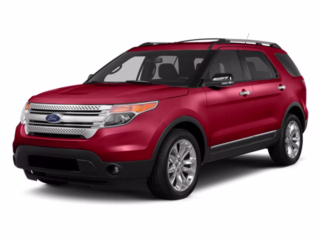 2014 Red Ford Explorer XLT FWD SUV