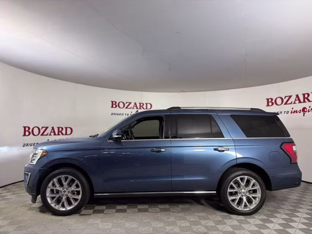 2019 Blue Metallic Ford Expedition Limited RWD SUV