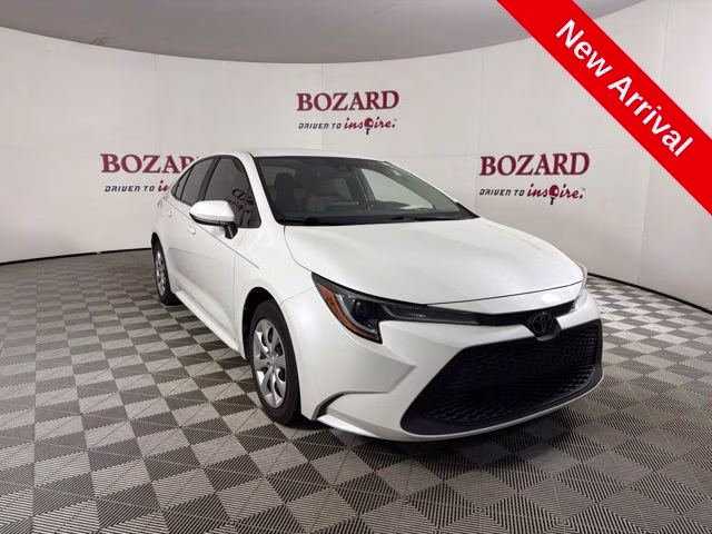 2021 Blizzard Pearl Toyota Corolla LE FWD Sedan