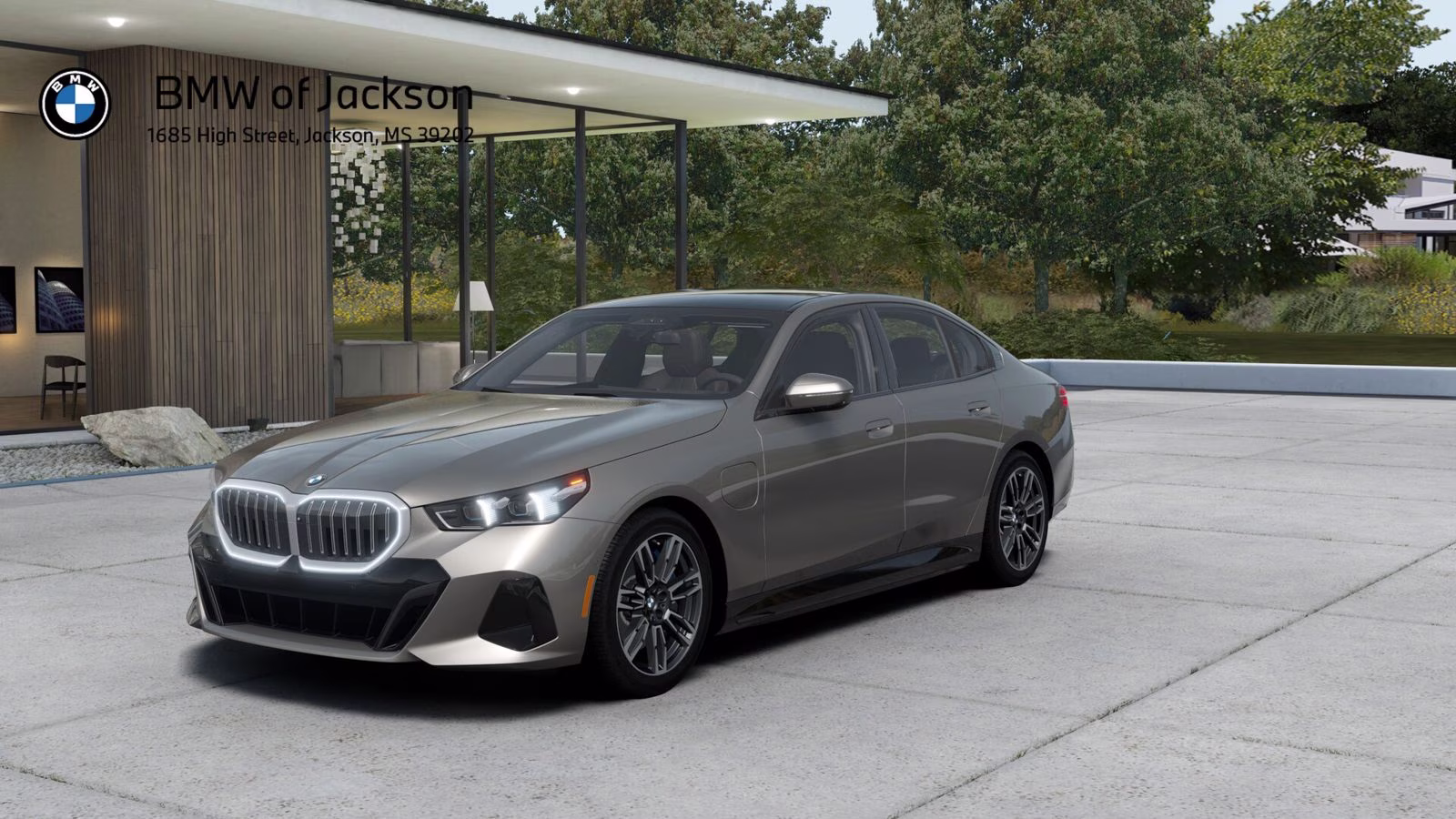2027 Oxide Grey Metallic BMW 5 Series 550e xDrive AWD Sedan