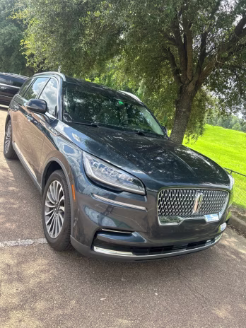 2022 Blue Metallic Lincoln Aviator Reserve RWD SUV