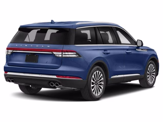 2022 Blue Metallic Lincoln Aviator Reserve RWD SUV