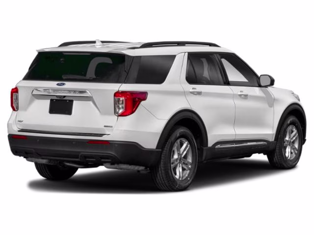 2020 Oxford White Ford Explorer XLT RWD SUV