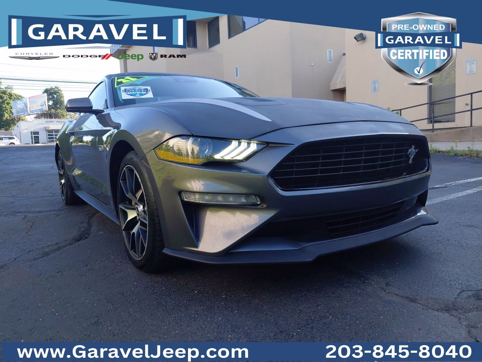 2021 Carbonized Gray Metallic Ford Mustang EcoBoost RWD Coupe
