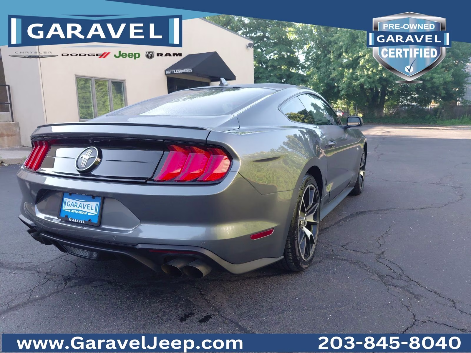 2021 Carbonized Gray Metallic Ford Mustang EcoBoost RWD Coupe