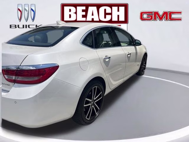 2015 White Diamond Tricoat Buick Verano Leather Group FWD Sedan