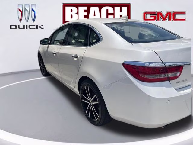 2015 White Diamond Tricoat Buick Verano Leather Group FWD Sedan