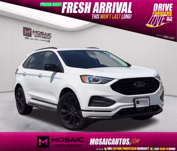 2023 Oxford White Ford Edge SE AWD SUV