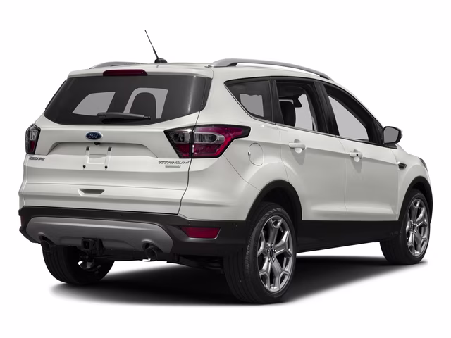 2017 White Platinum Metallic Tri-Coat Ford Escape Titanium 4X4 SUV