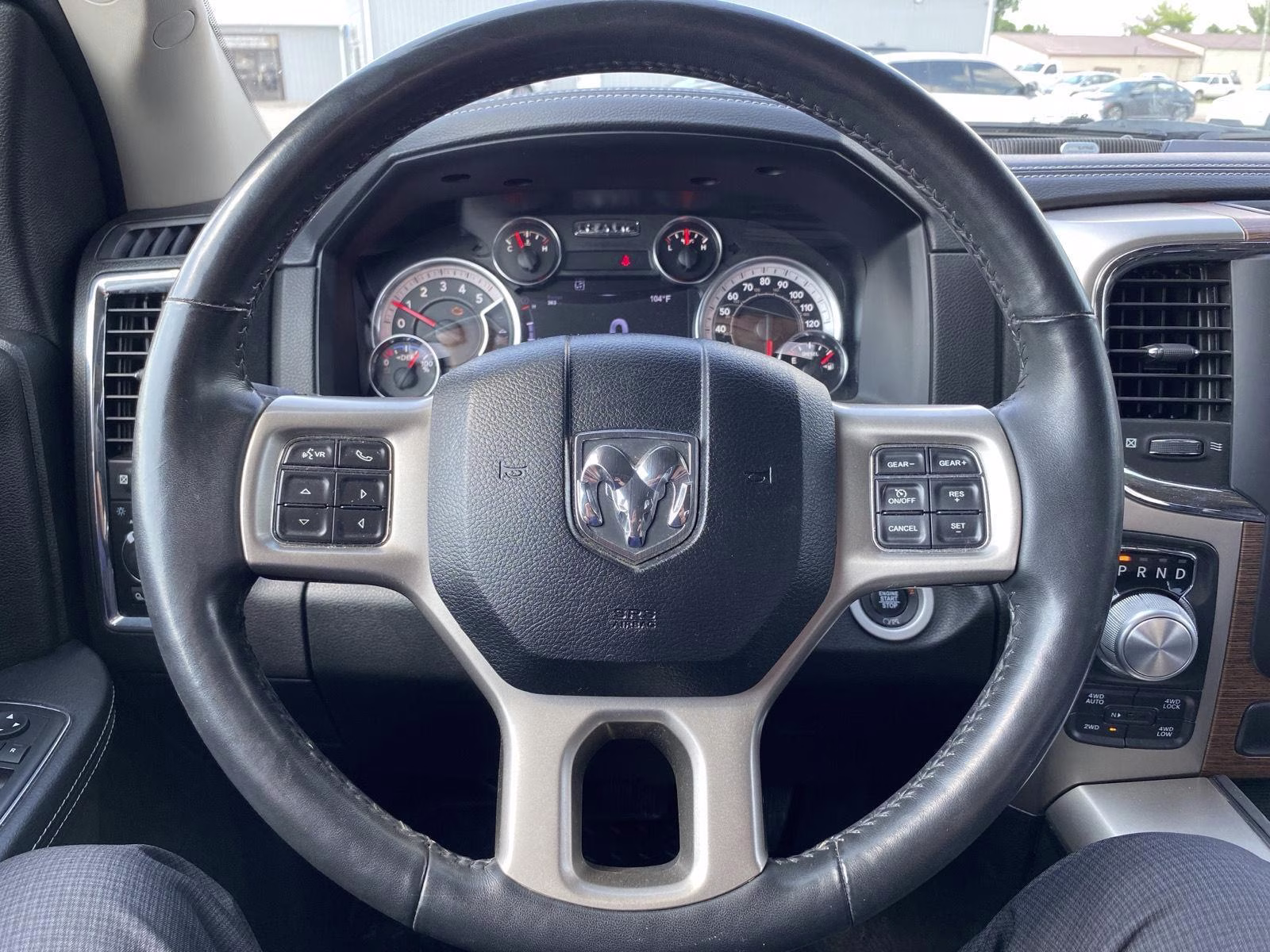 2017 Brilliant Black Crystal Pearlcoat Ram 1500 Laramie 4X4 Truck