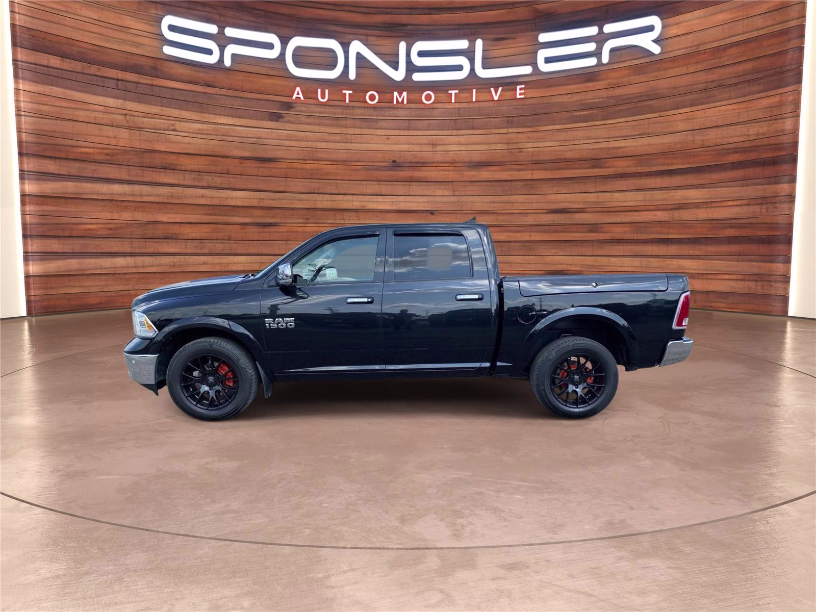 2017 Brilliant Black Crystal Pearlcoat Ram 1500 Laramie 4X4 Truck