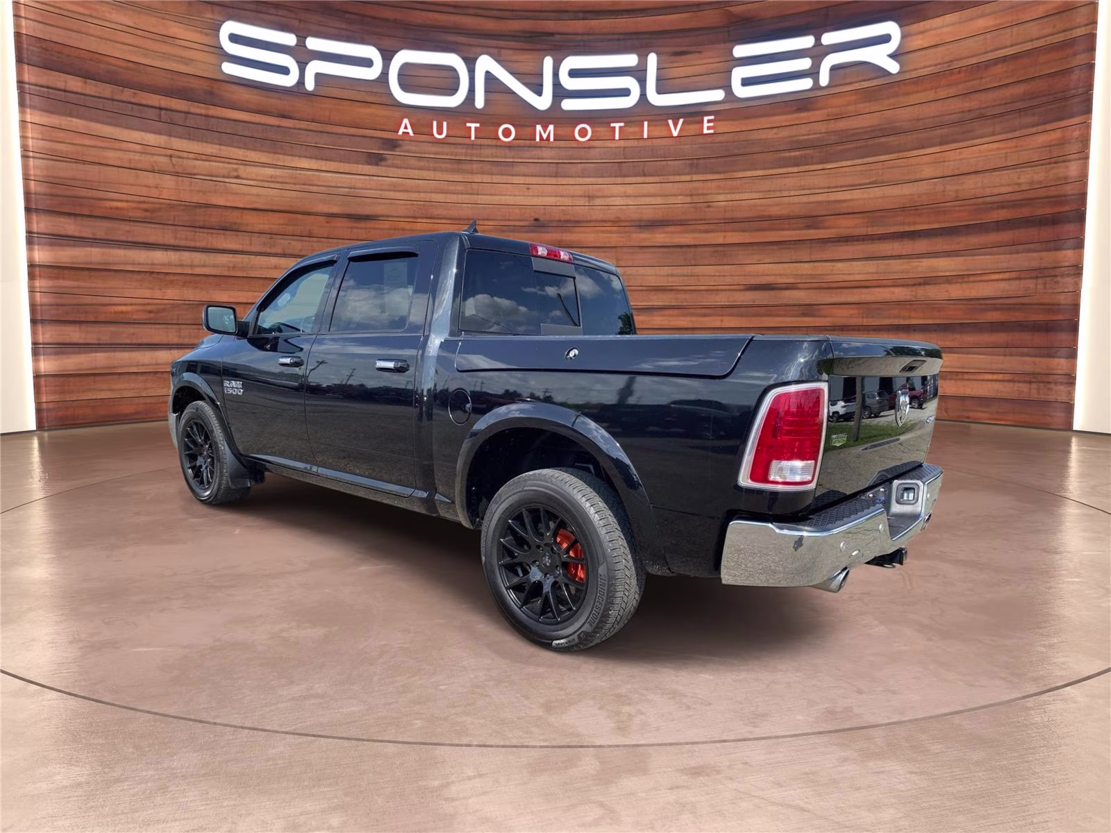 2017 Brilliant Black Crystal Pearlcoat Ram 1500 Laramie 4X4 Truck