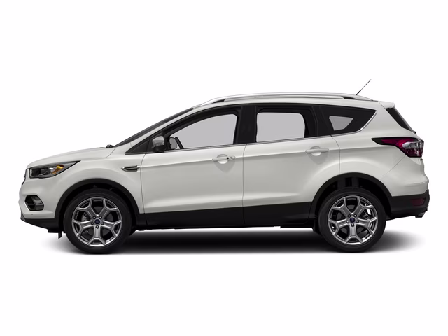 2017 White Platinum Metallic Tri-Coat Ford Escape Titanium 4X4 SUV