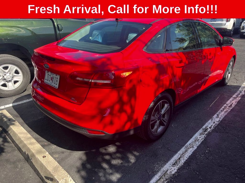 2017 Race Red Ford Focus SE FWD Sedan