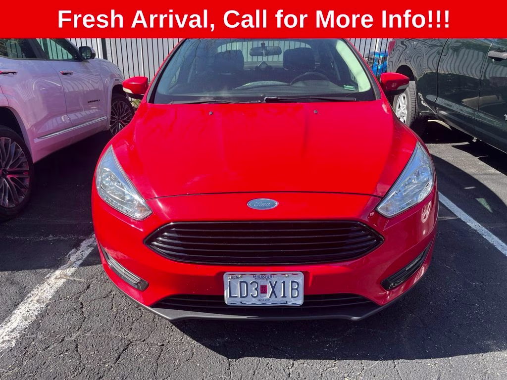 2017 Race Red Ford Focus SE FWD Sedan