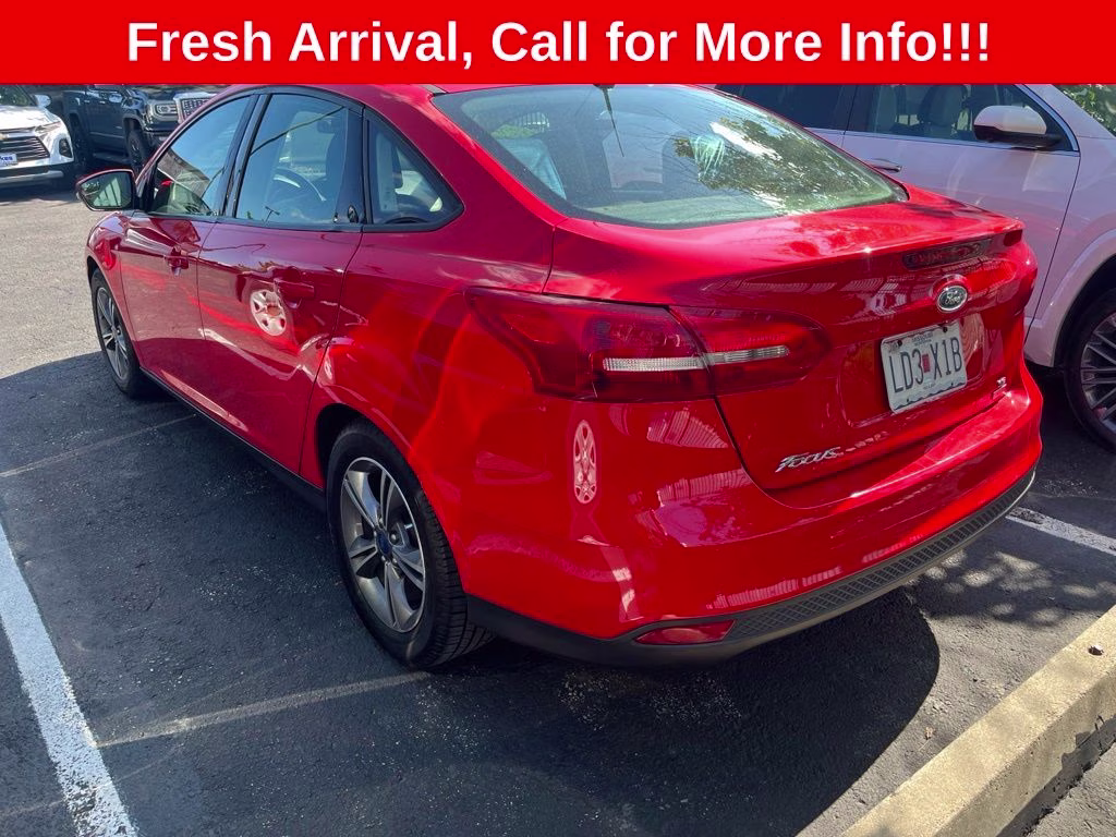 2017 Race Red Ford Focus SE FWD Sedan