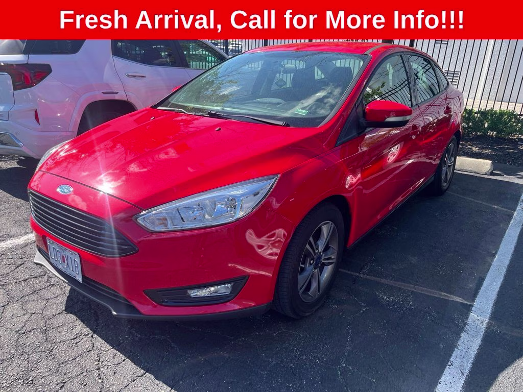 2017 Race Red Ford Focus SE FWD Sedan