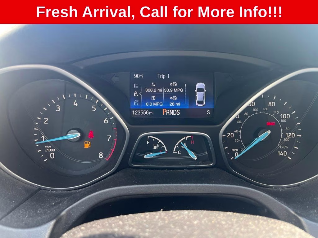 2017 Race Red Ford Focus SE FWD Sedan
