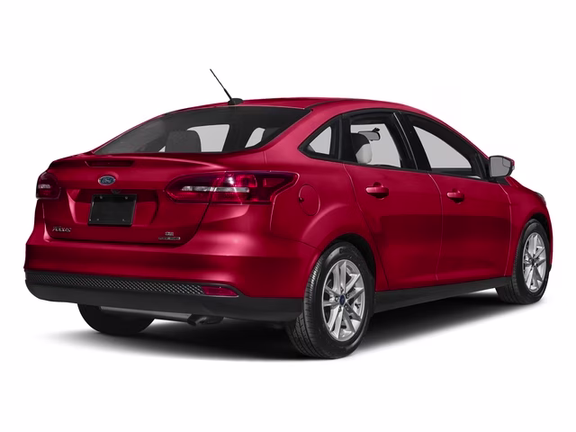 2017 Race Red Ford Focus SE FWD Sedan