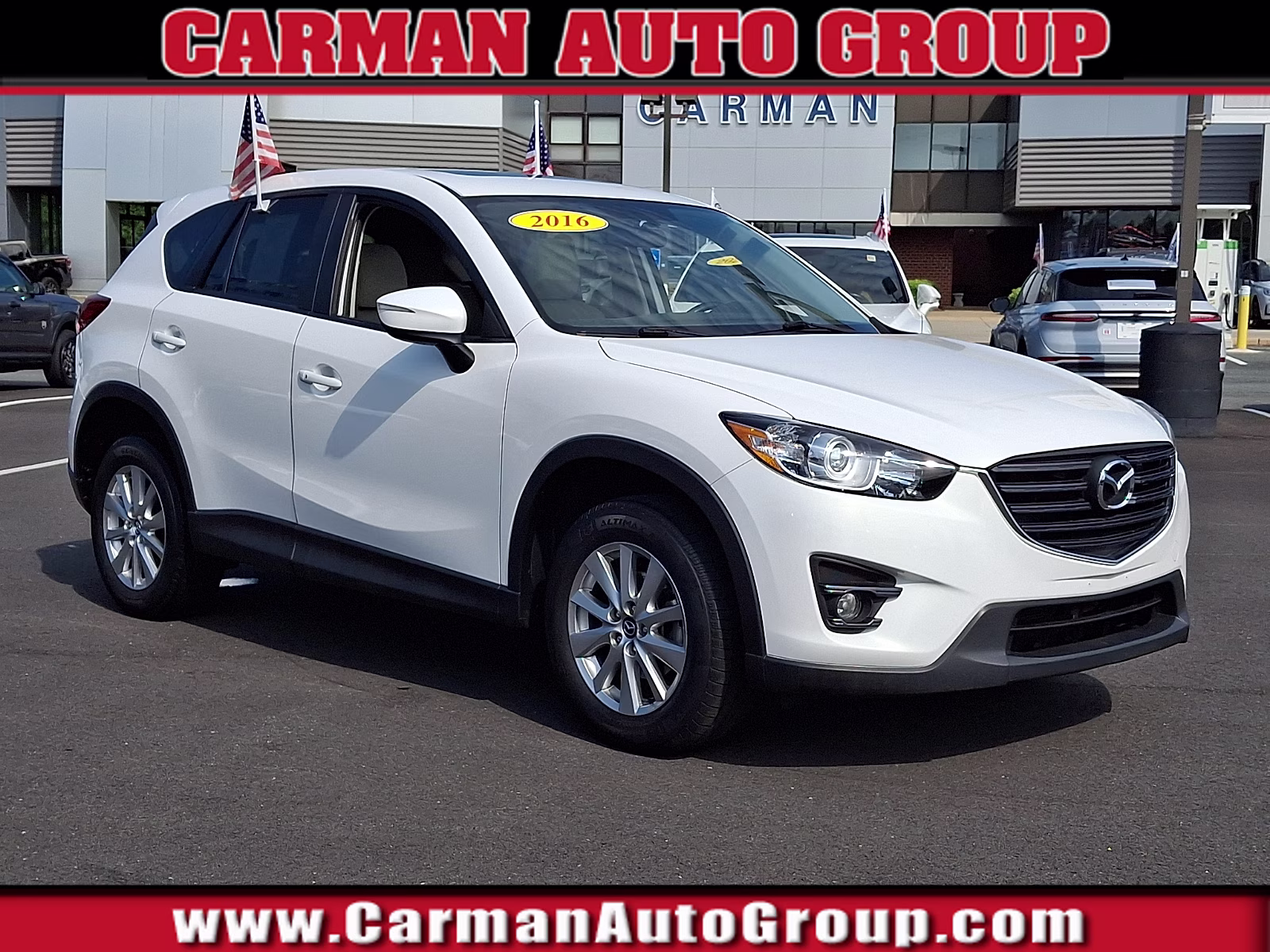 2016 Crystal White Pearl Mica - 34K Mazda CX-5 Touring AWD