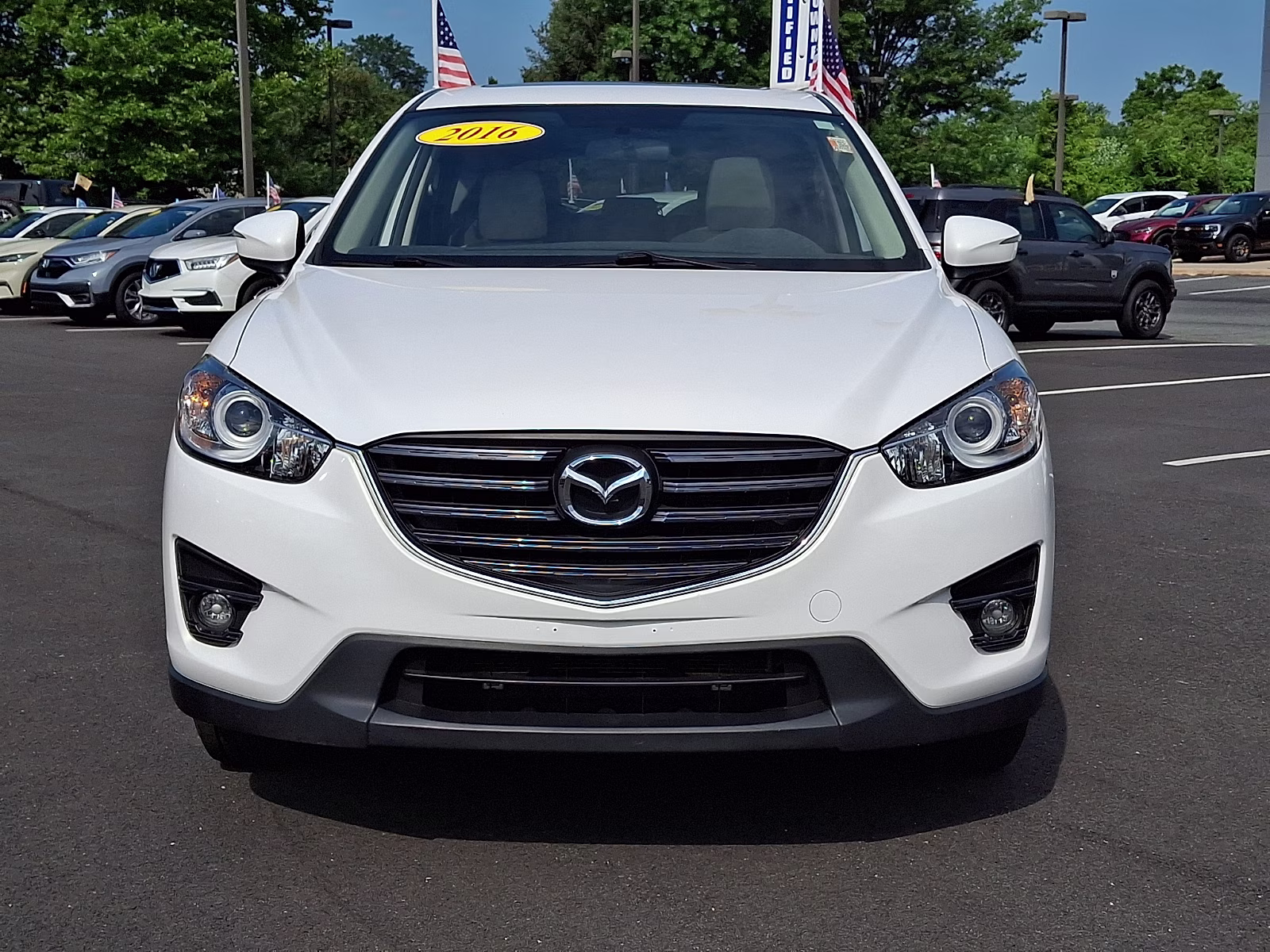 2016 Crystal White Pearl Mica - 34K Mazda CX-5 Touring AWD