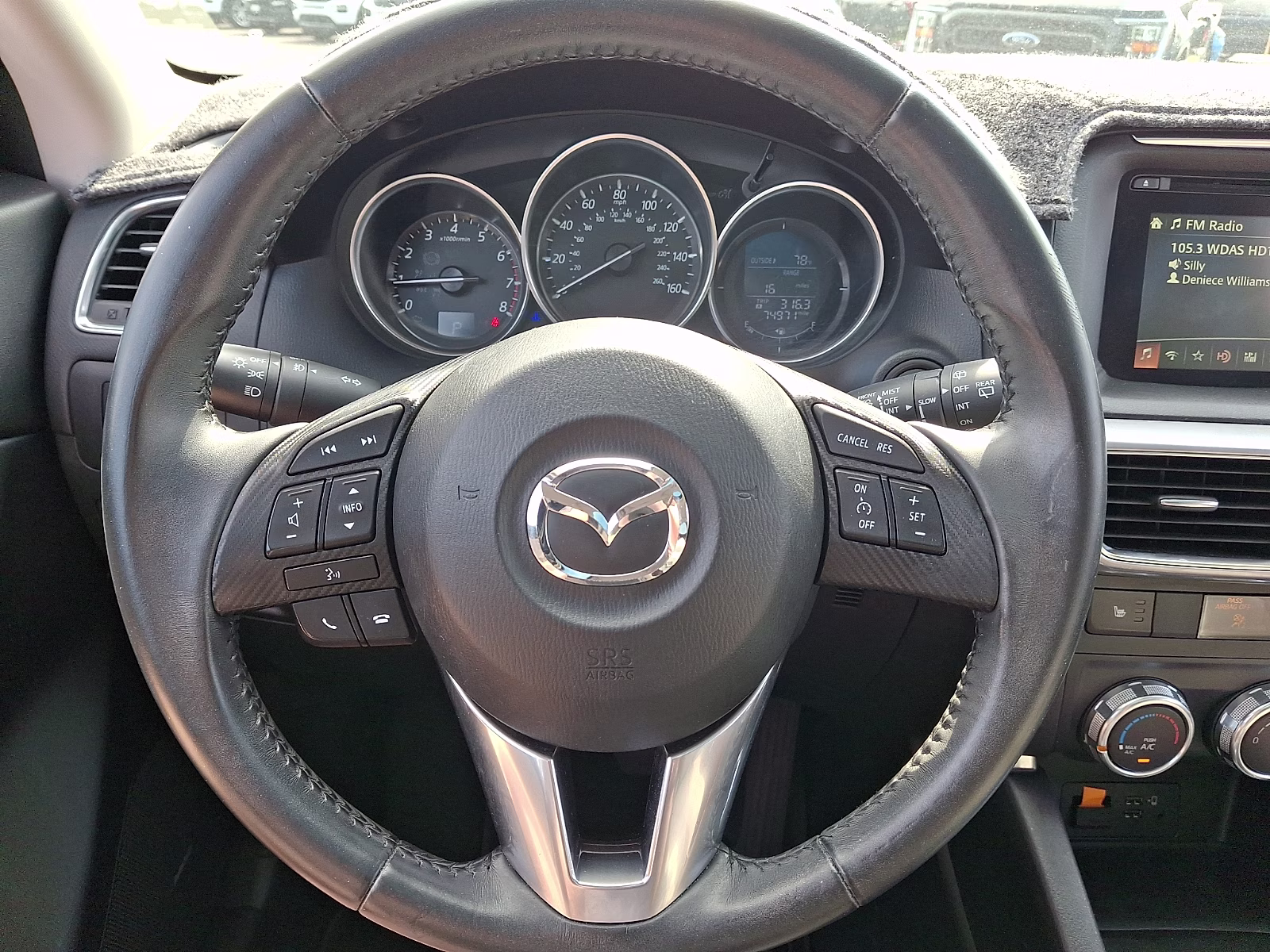 2016 Crystal White Pearl Mica - 34K Mazda CX-5 Touring AWD
