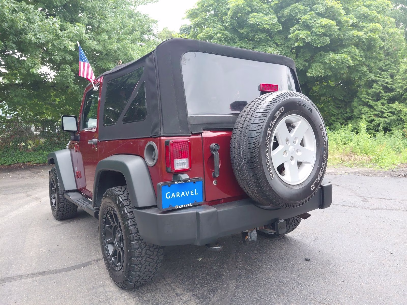 2009 Red Rock Crystal Pearlcoat Jeep Wrangler X 4X4 SUV