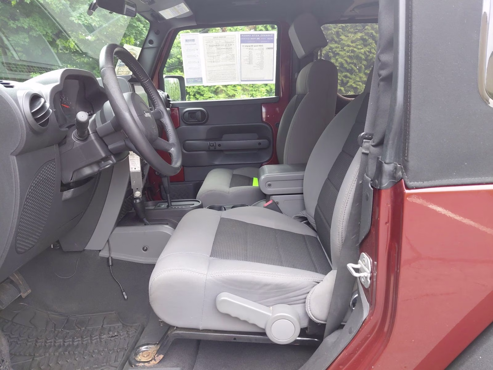 2009 Red Rock Crystal Pearlcoat Jeep Wrangler X 4X4 SUV