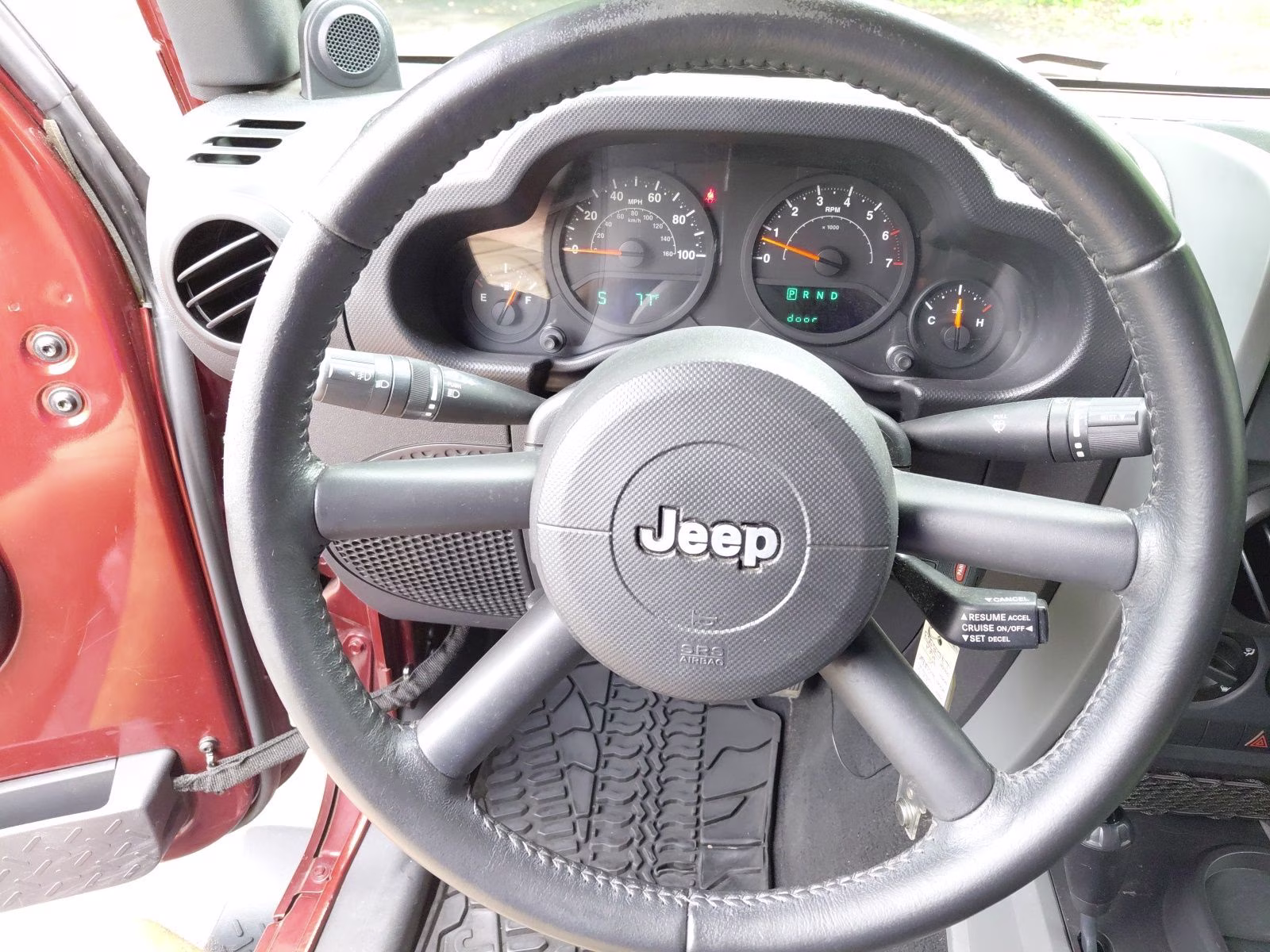 2009 Red Rock Crystal Pearlcoat Jeep Wrangler X 4X4 SUV