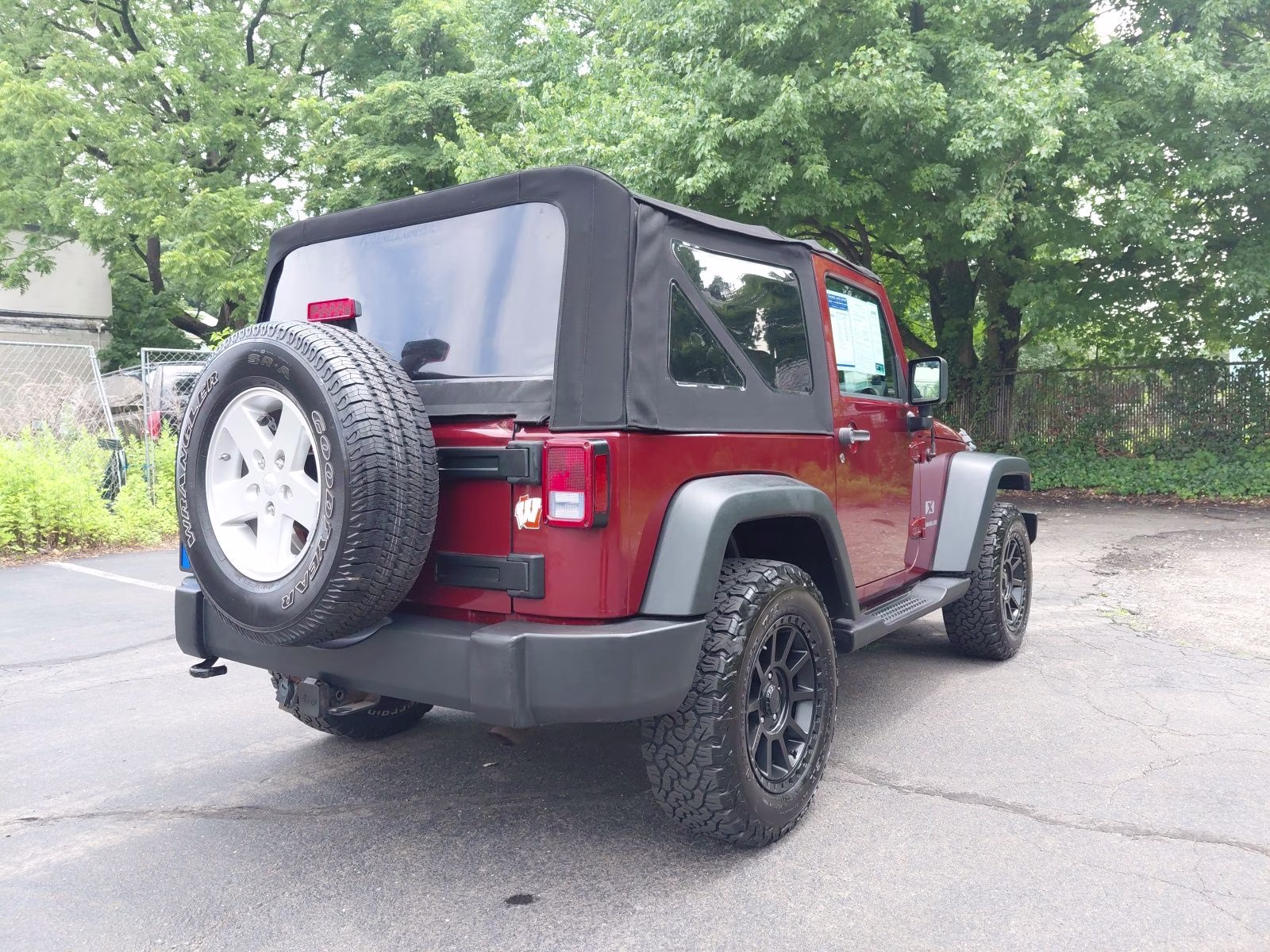 2009 Red Rock Crystal Pearlcoat Jeep Wrangler X 4X4 SUV