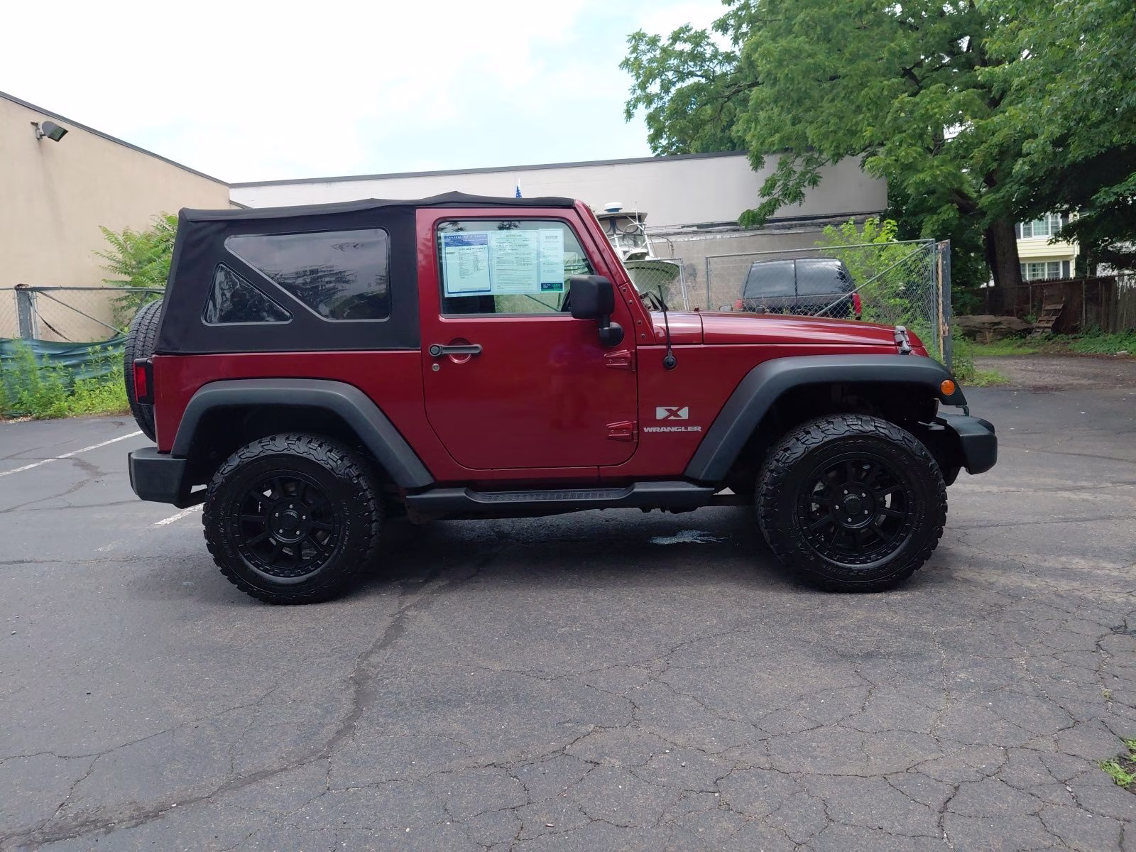 2009 Red Rock Crystal Pearlcoat Jeep Wrangler X 4X4 SUV