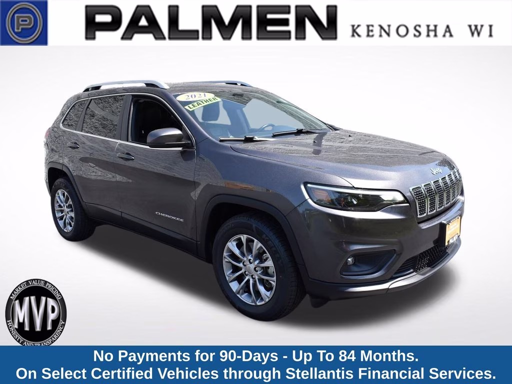 2021 Granite Crystal Metallic Clearcoat Jeep Cherokee Latitude Lux 4X4 SUV