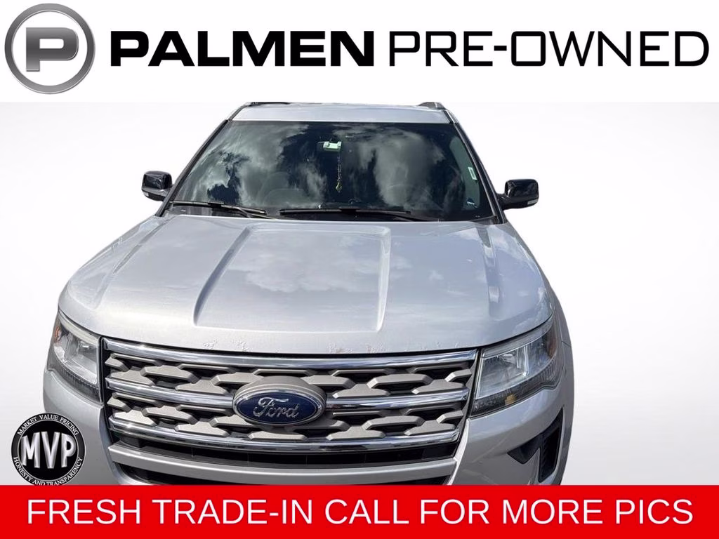 2018 Ingot Silver Ford Explorer XLT 4X4 SUV