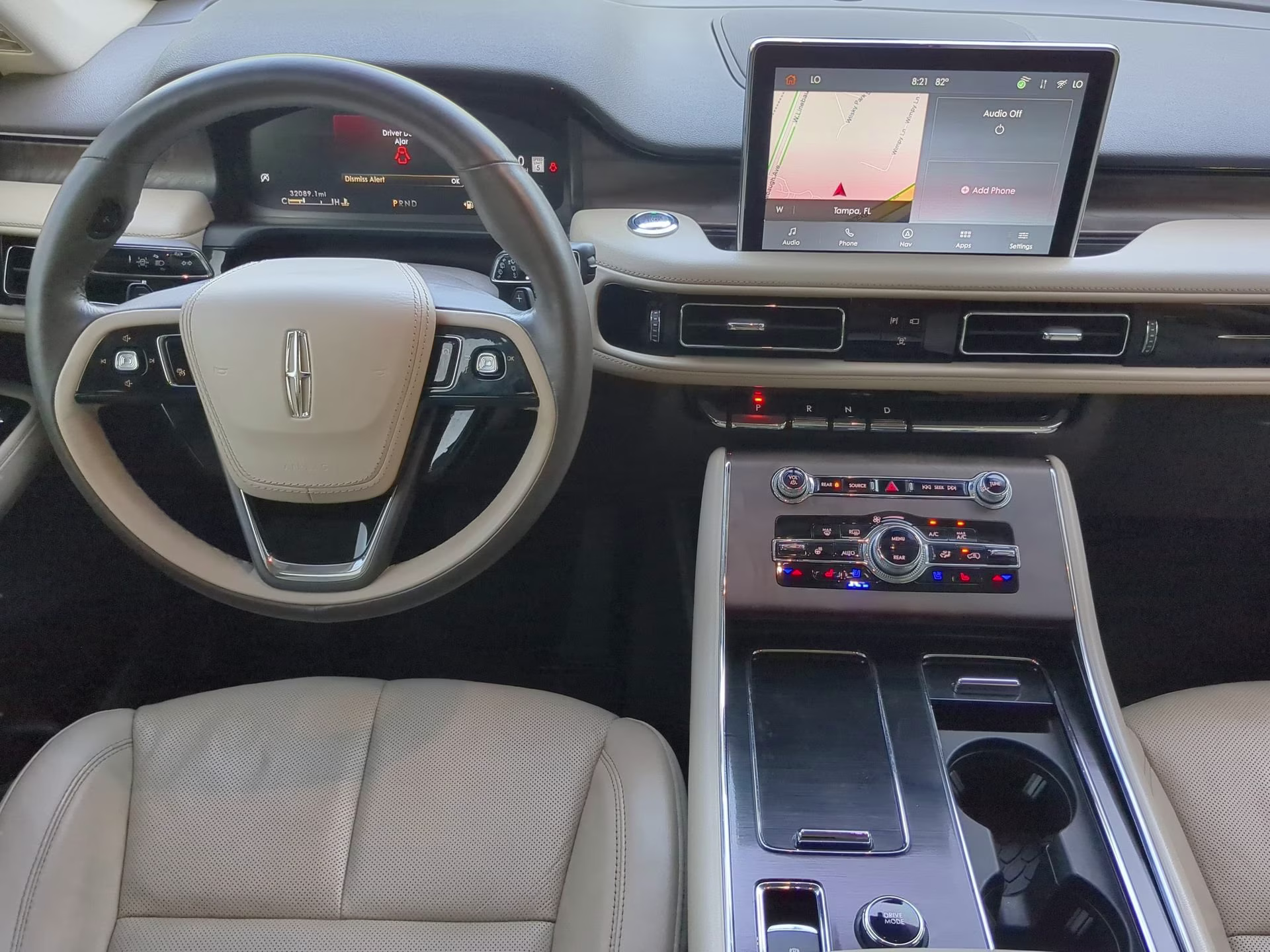 2023 Pristine White Metallic Tri-Coat Lincoln Aviator Reserve RWD SUV