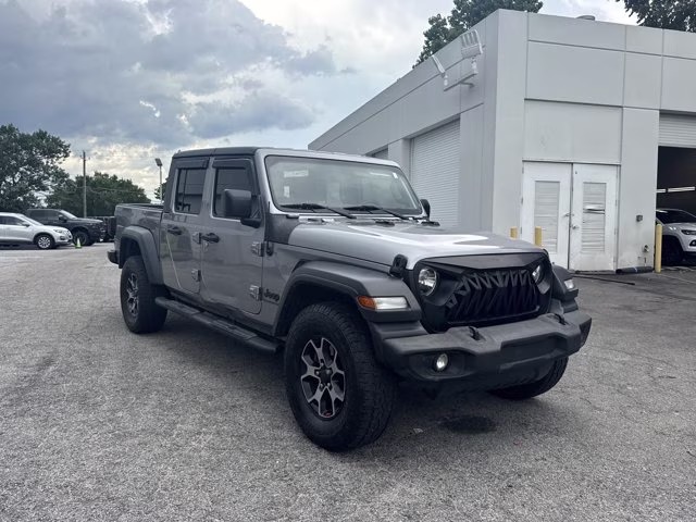 2020 Billet Silver Metallic Clearcoat Jeep Gladiator Sport S 4X4 Truck