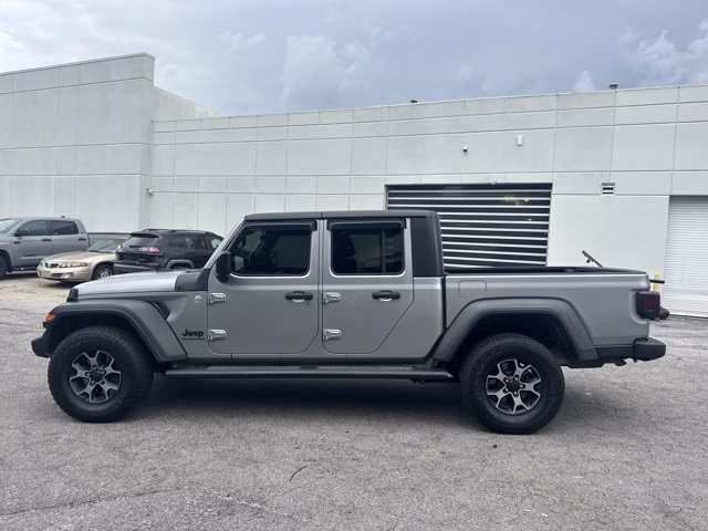 2020 Billet Silver Metallic Clearcoat Jeep Gladiator Sport S 4X4 Truck