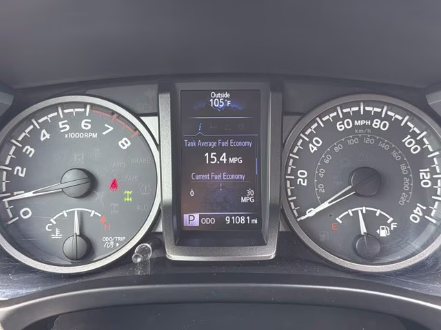 2017 Silver Toyota Tacoma TRD Off-Road 4X4 Truck