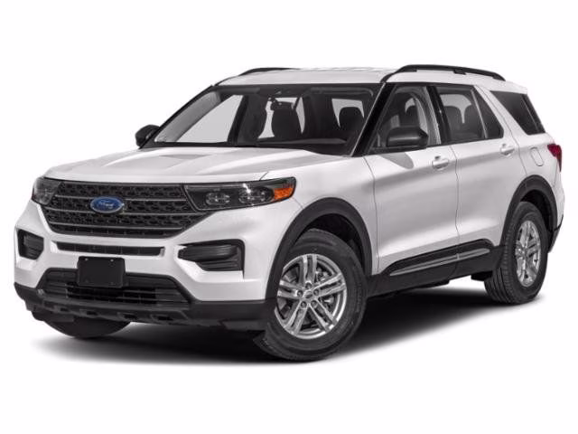 2024 Blue Metallic Ford Explorer XLT 4X4 SUV