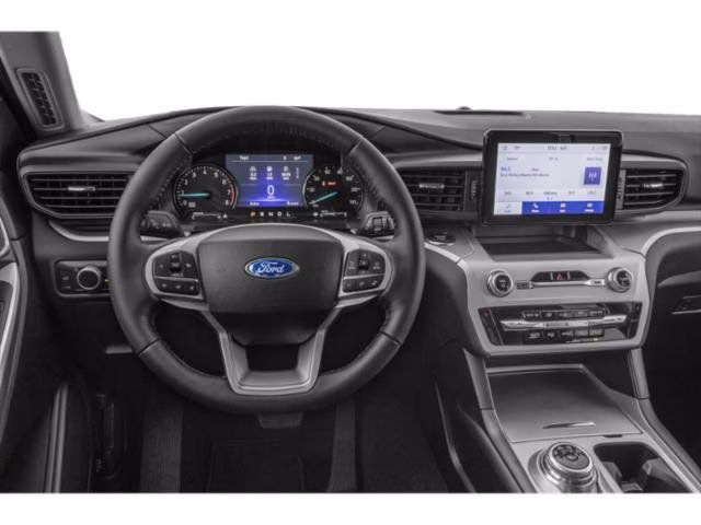 2024 Blue Metallic Ford Explorer XLT 4X4 SUV