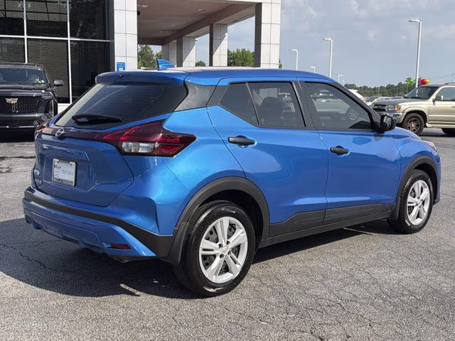 2024 Electric Blue Metallic Nissan Kicks S FWD SUV