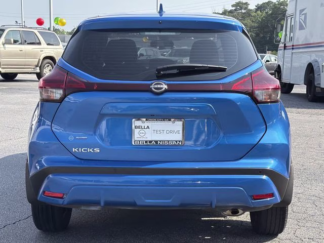 2024 Electric Blue Metallic Nissan Kicks S FWD SUV