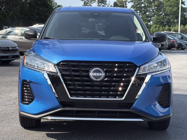 2024 Electric Blue Metallic Nissan Kicks S FWD SUV